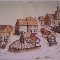 Zeichnung des Lindenbergs, angefertigt vom ehem. Bürgermeister Adam Josef Brähler